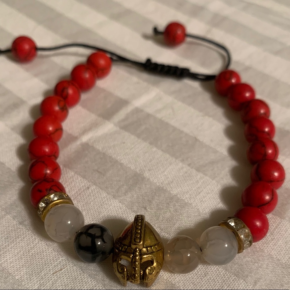 Marble bead bracelet